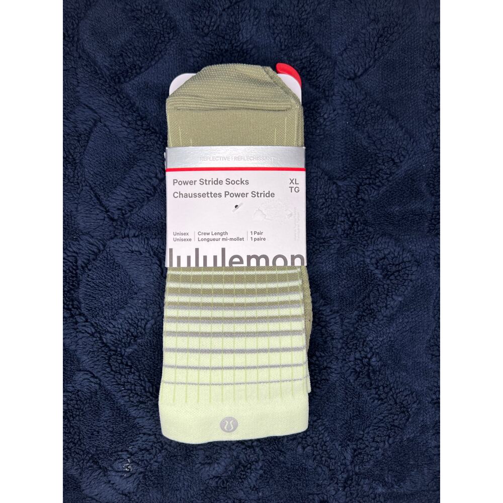 Lululemon unisex Power Stride crew socks XL
